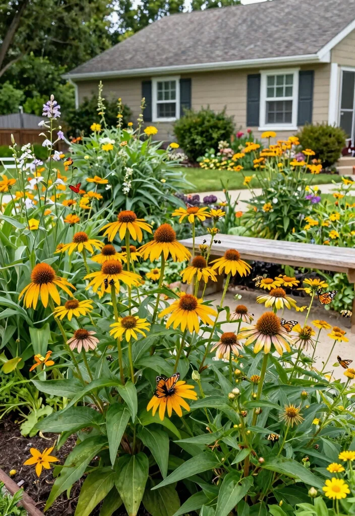 15 Deer Resistant Landscaping Front Yard Ideas That Last - 1. Incorporate Native Plants 1