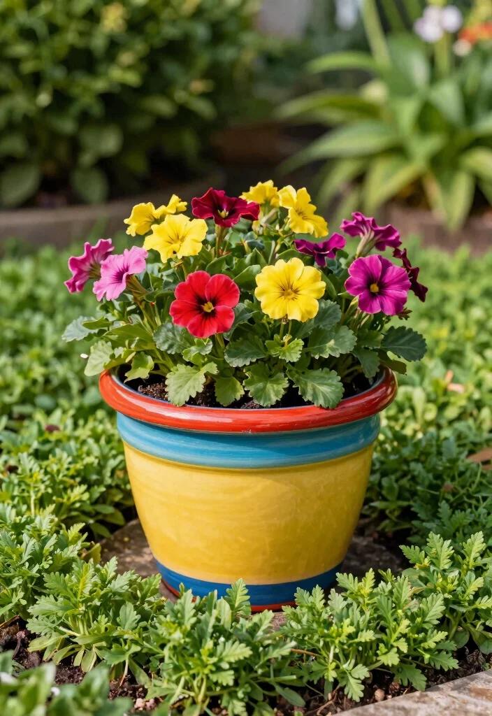 15 Deer Resistant Landscaping Front Yard Ideas That Last - 10. Create a Colorful Focal Point 1