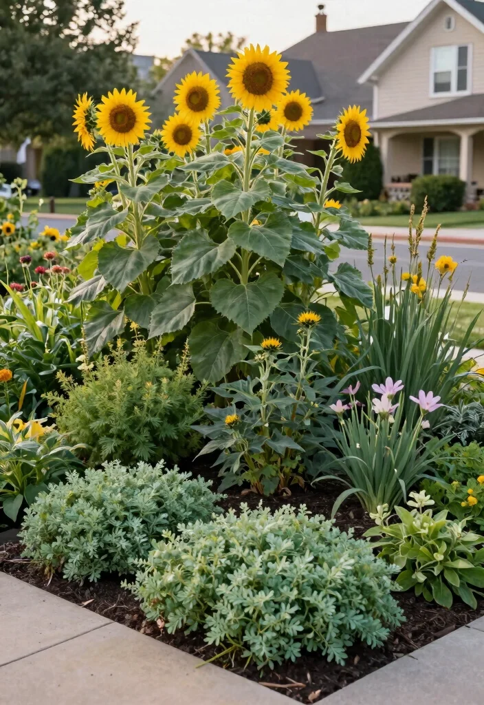 15 Deer Resistant Landscaping Front Yard Ideas That Last - 13. Design with Layers 1