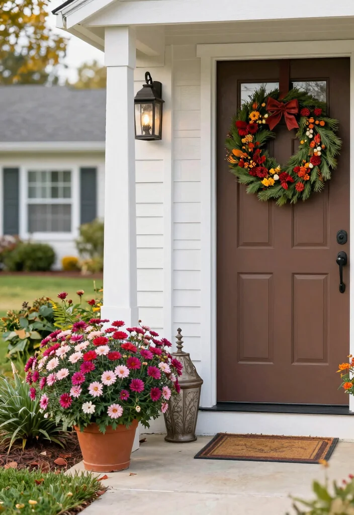 15 Deer Resistant Landscaping Front Yard Ideas That Last - 15. Implement Seasonal Enhancements 1