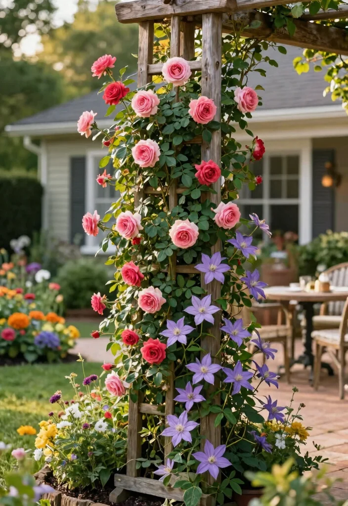 15 Deer Resistant Landscaping Front Yard Ideas That Last - 3. Build Vertical Gardens 1