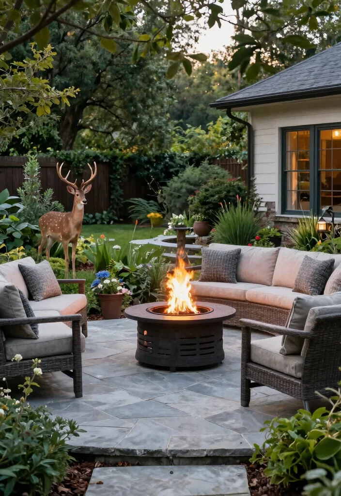 15 Deer Resistant Landscaping Front Yard Ideas That Last - 6. Employ Hardscape Elements 1
