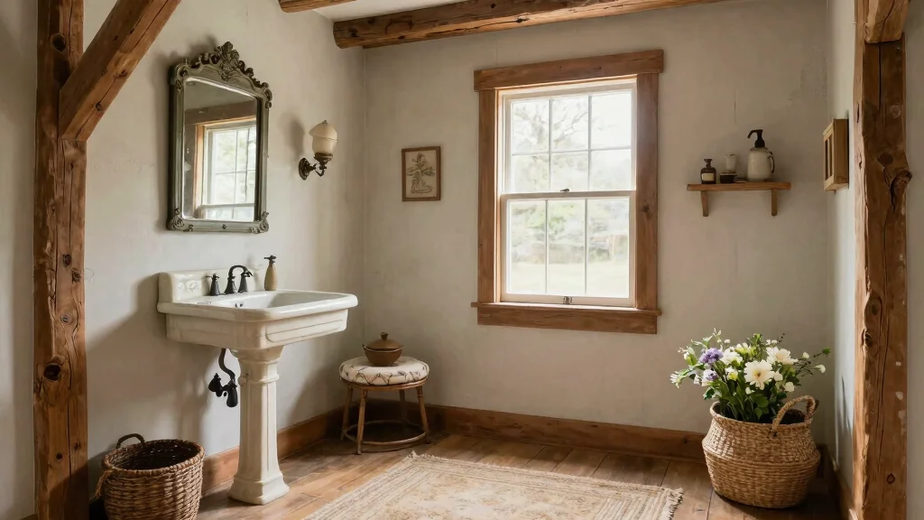 15 Farmhouse Bathroom Sink Ideas With Vintage Touch