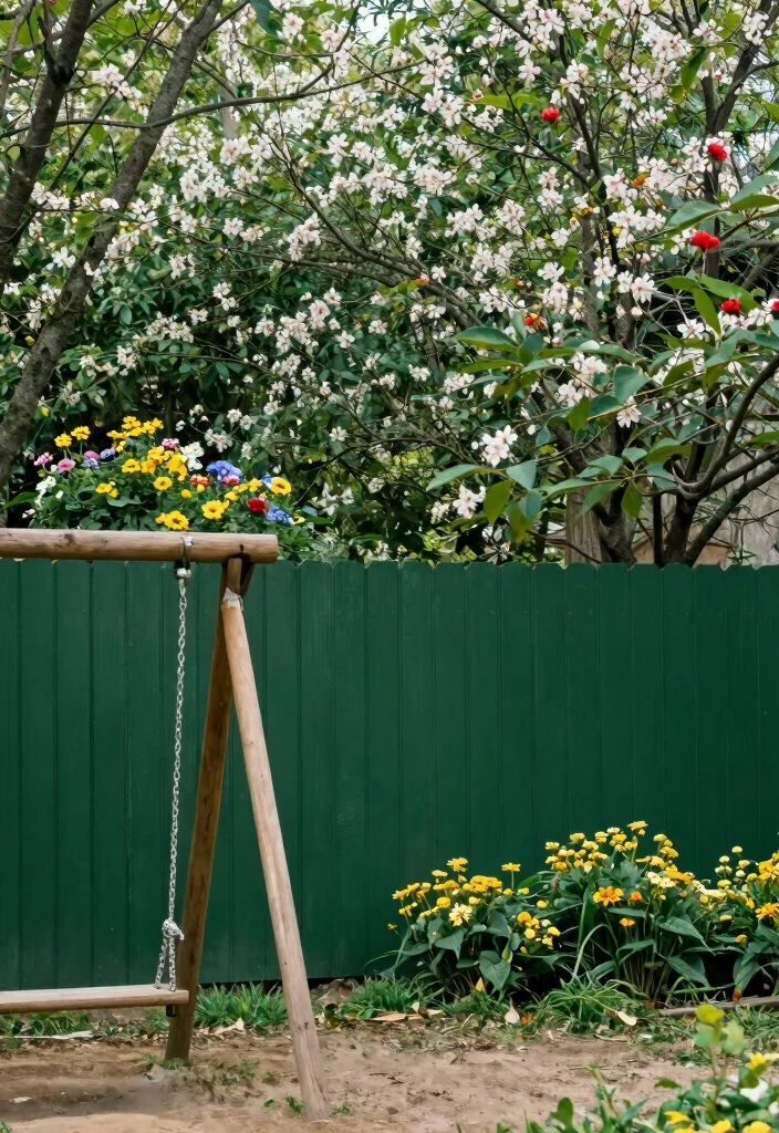 15 Fence Stain Colors Ideas That Boost Curb Appeal - 7. Deep Forest Green 1