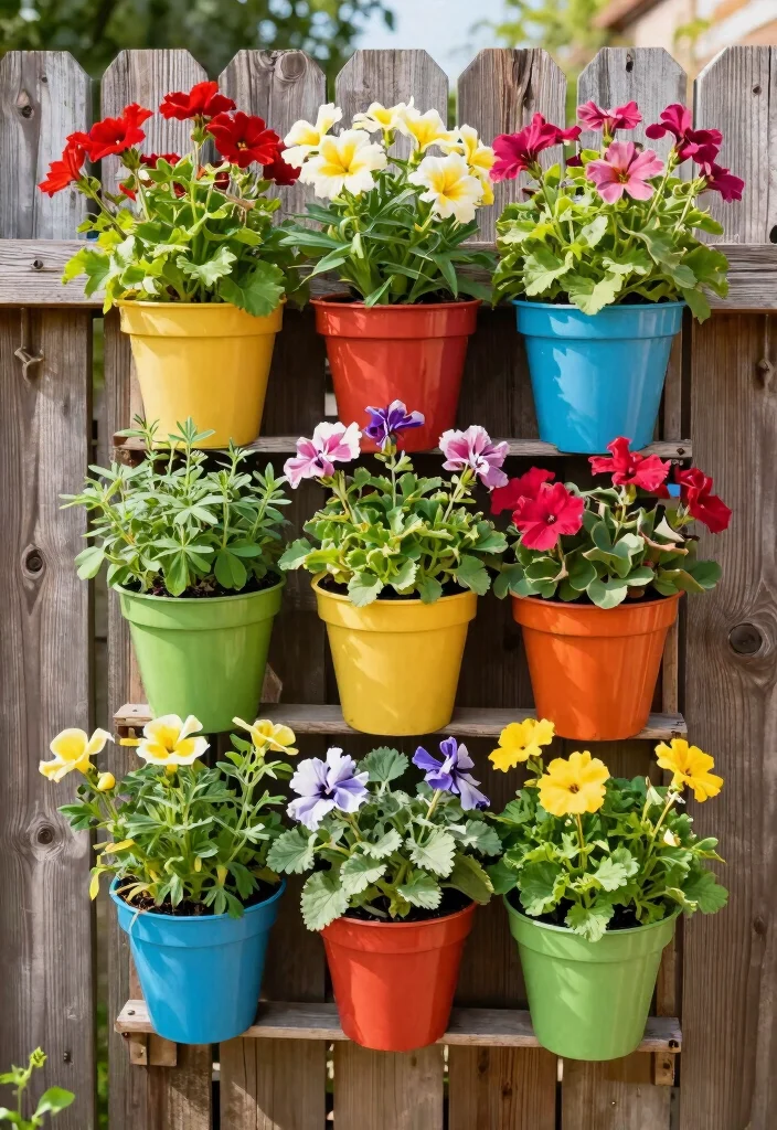 15 Fence Trellis Ideas With Vertical Garden Charm - 8. Wall-Mounted Planter Trellis 1