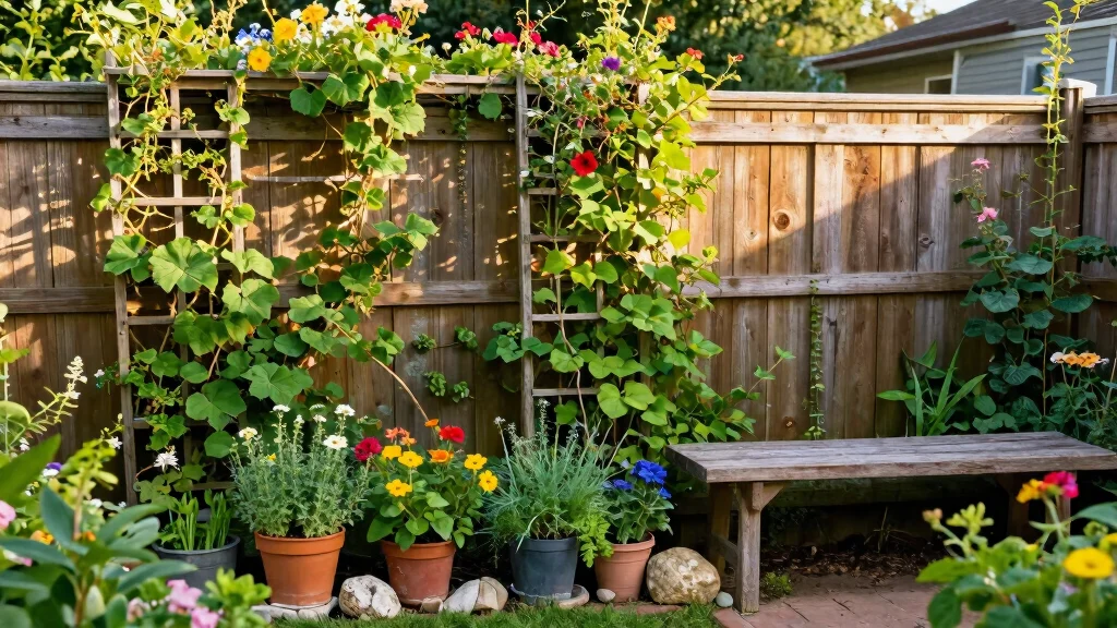 15 Fence Trellis Ideas With Vertical Garden Charm