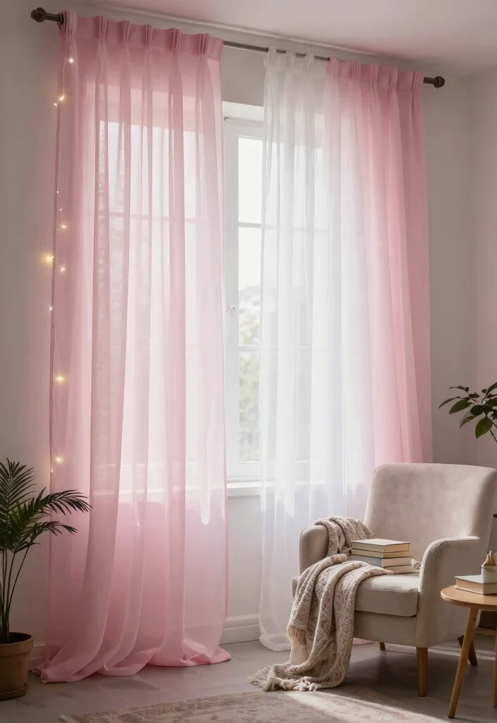 15 Hanging Fabric From Ceiling Ideas With Dreamy Vibes 1 15 Hanging Fabric From Ceiling Ideas With Dreamy Vibes - 1. Ethereal Sheer Curtains 1