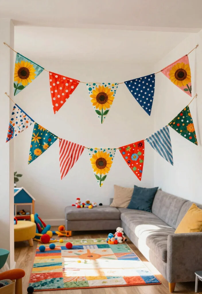 15 Hanging Fabric From Ceiling Ideas With Dreamy Vibes 4 15 Hanging Fabric From Ceiling Ideas With Dreamy Vibes - 4. DIY Fabric Banners 1