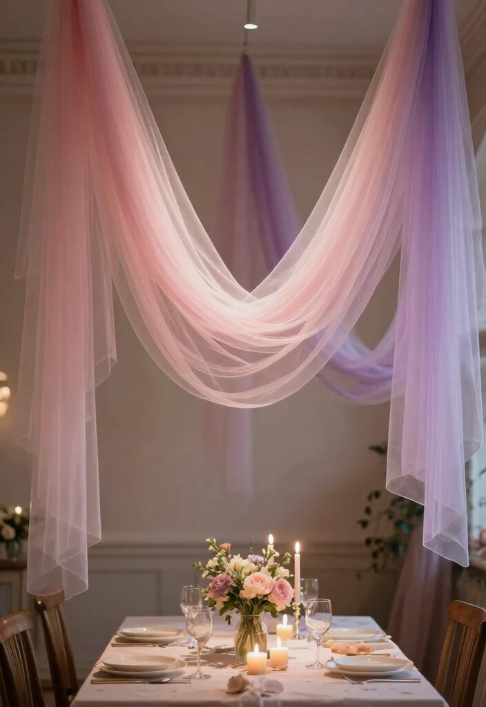 15 Hanging Fabric From Ceiling Ideas With Dreamy Vibes 5 15 Hanging Fabric From Ceiling Ideas With Dreamy Vibes - 5. Whimsical Fabric Swags 1
