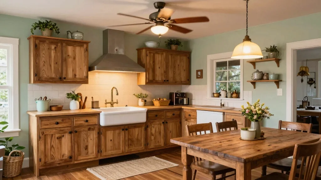 15 Kitchen Ceiling Fan Ideas That Blend Style & Function