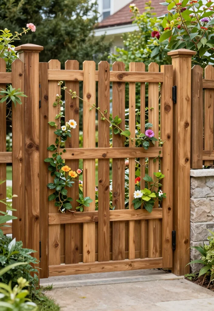 15 Outdoor Landscaping Ideas Front Yard That Impress 10 15 Outdoor Landscaping Ideas Front Yard That Impress - 10. Creative Fencing 1