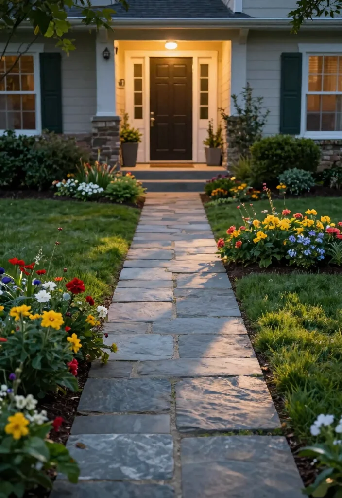 15 Outdoor Landscaping Ideas Front Yard That Impress 5 15 Outdoor Landscaping Ideas Front Yard That Impress - 5. Curb Appeal with Pathways 1