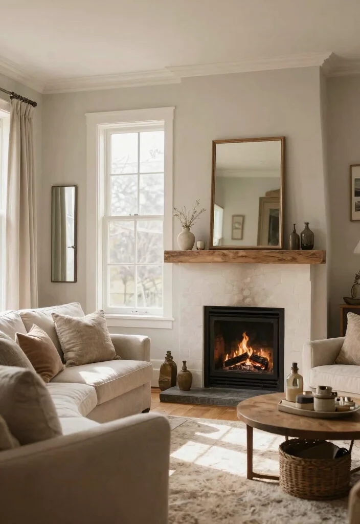 15 Rustic Fireplaces Farmhouse Style Ideas With Cozy Appeal - 14. Natural Light Enhancements 1