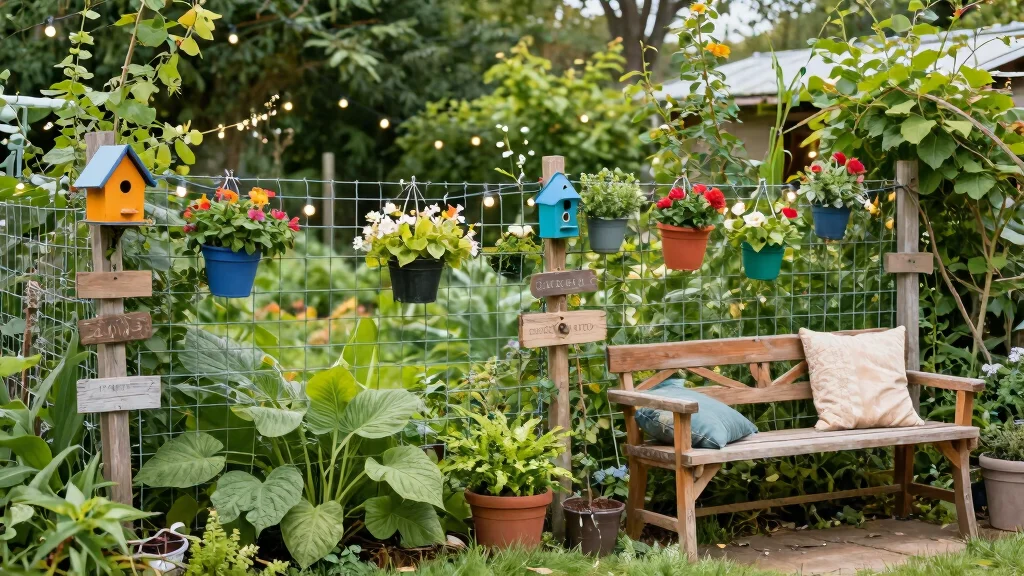 15 Wire Fence Decorating Ideas With Creative Touch