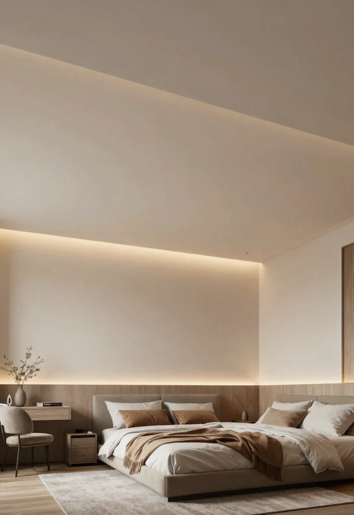 16 Bedroom Pop Ceiling Design Modern 2026 Trending Ideas With Sleek Style - 12. Floating Ceiling Effects 1