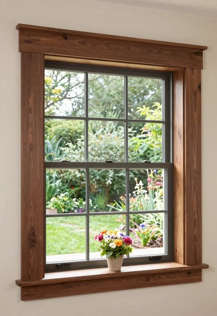 16 Farmhouse Window Trim Ideas With Charming Character - 5. Craftsman-Style Trim 1