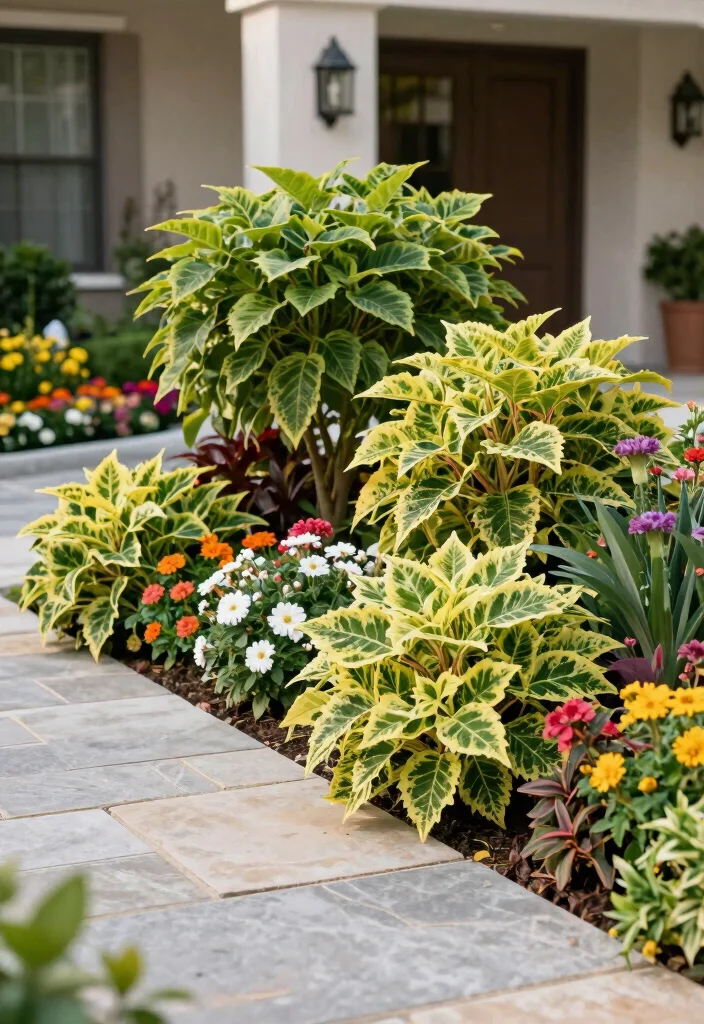 16 Front Yard Bushes Ideas With Structured Beauty - 10. Euonymus: Versatile and Variegated 1