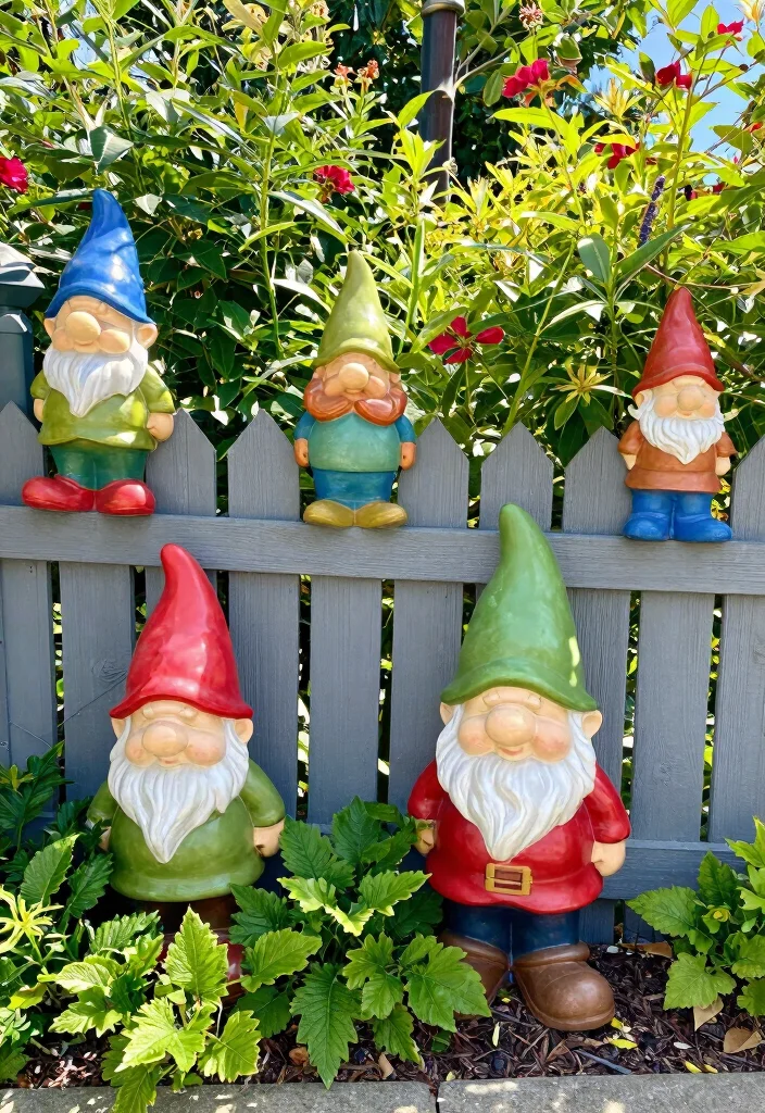 16 Grey Fence Paint Ideas With Modern Edge - 16. Grey with Whimsical Decor 1