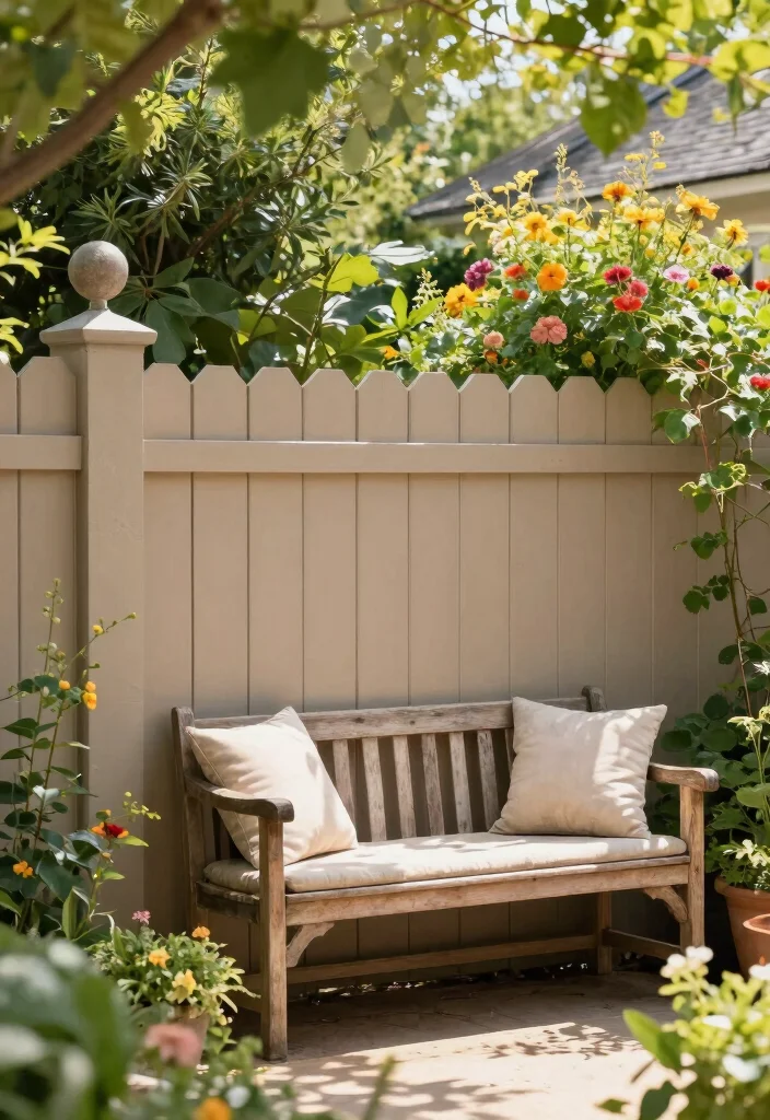 16 Grey Fence Paint Ideas With Modern Edge - 3. Soft Taupe for a Natural Aesthetic 1