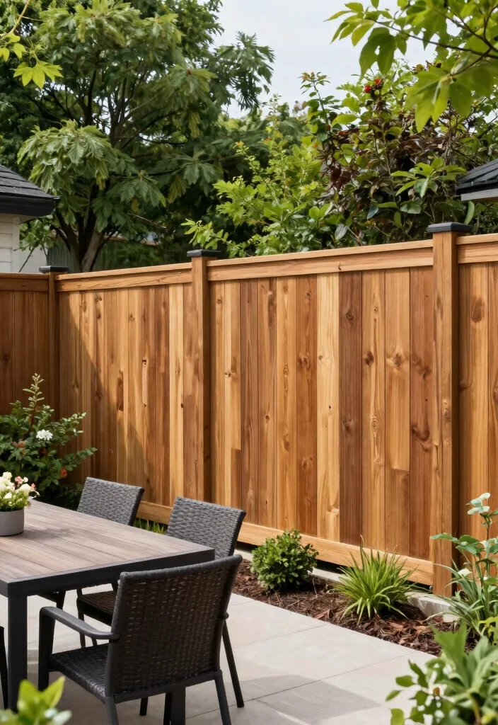 16 Modern Fence Design Wood Ideas With Sleek Lines 10 16 Modern Fence Design Wood Ideas With Sleek Lines - 10. Composite Wood Fence for Eco-Friendly Choices 1