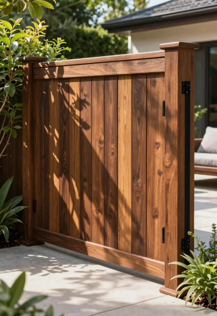16 Modern Fence Design Wood Ideas With Sleek Lines 9 16 Modern Fence Design Wood Ideas With Sleek Lines - 9. Shadow Box Fence for Visual Interest 1