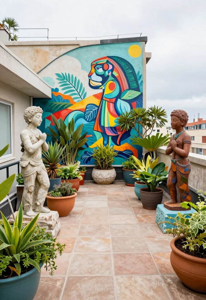 16 Roof Terrace Design 2026 Trending Ideas With Urban Chic Vibes 10 16 Roof Terrace Design 2026 Trending Ideas With Urban Chic Vibes - 10. Artistic Touches 1