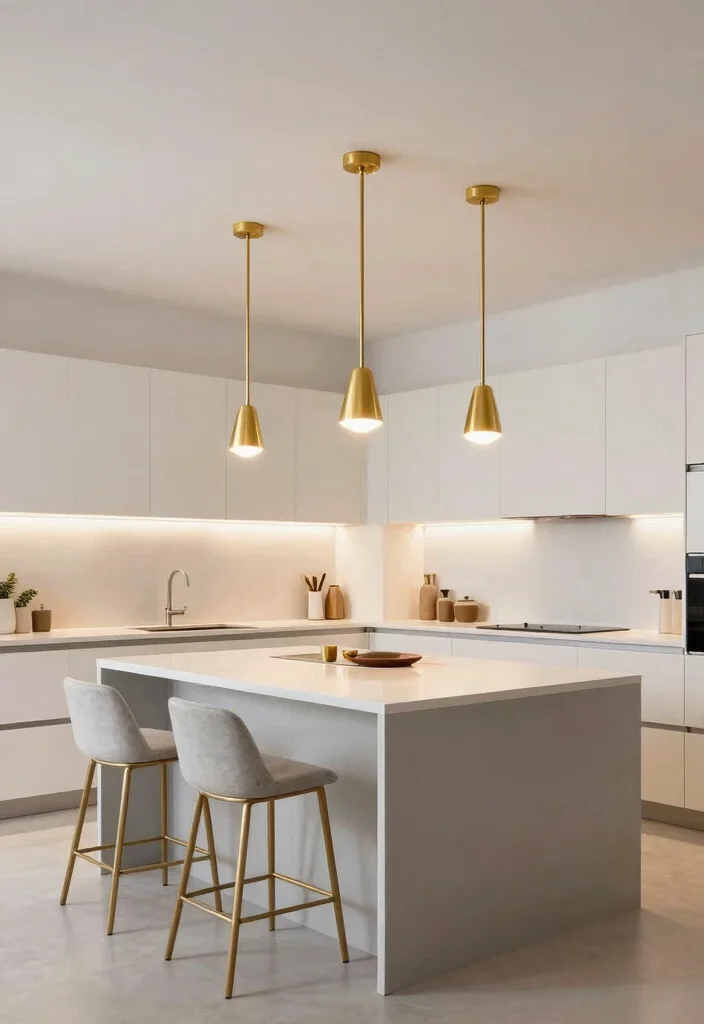 16 Room Pop Design Ceiling Ideas That Elevate Interiors - 8. Minimalist Light Fixtures 1