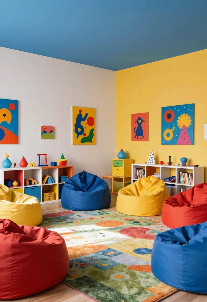 16 Wall and Ceiling Same Color Ideas With Seamless Style 16 16 Wall and Ceiling Same Color Ideas With Seamless Style - 16. Eclectic Multi-Color Palette 1