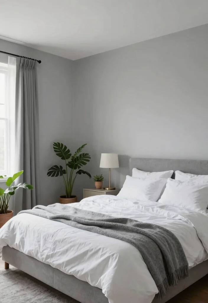 16 Wall and Ceiling Same Color Ideas With Seamless Style 9 16 Wall and Ceiling Same Color Ideas With Seamless Style - 9. Soft Gray Calm 1