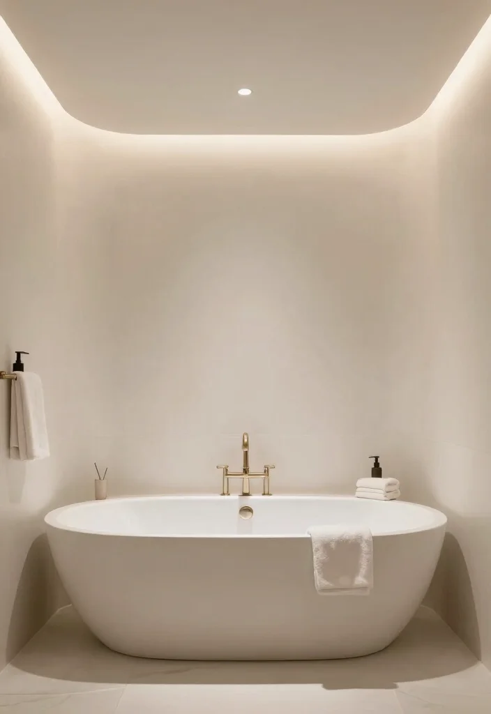 17 Bathroom Ceiling Design Modern Ideas With Luxe Touch 14 17 Bathroom Ceiling Design Modern Ideas With Luxe Touch - 14. Softly Curved Ceilings 1