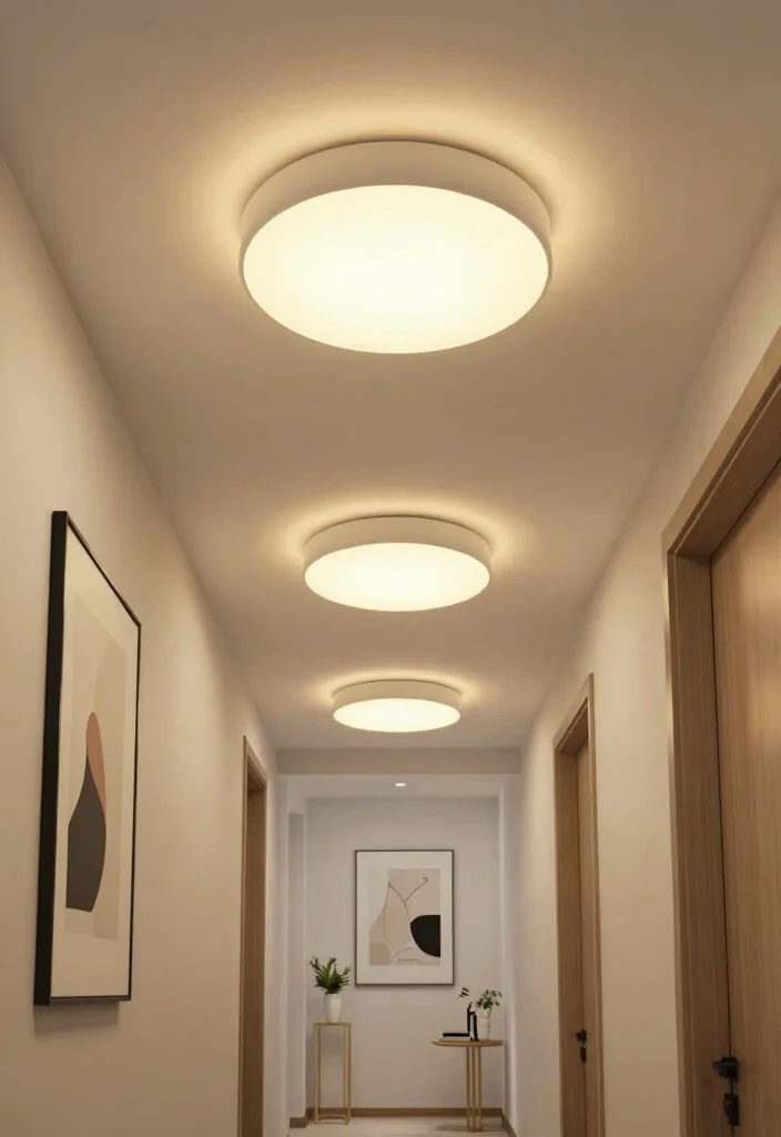 17 Ceiling Lighting Ideas That Transform Any Room - 10. Eco-Conscious Flush Mount Lights 1