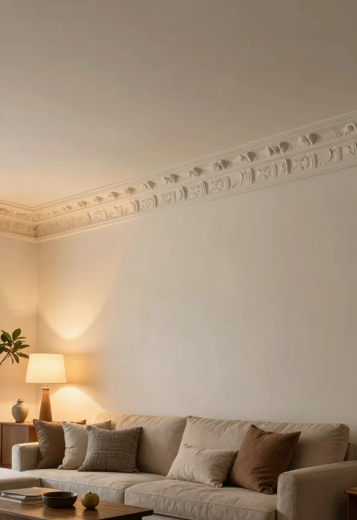 17 Ceiling Panels Ideas With Texture & Depth - 16. Sophisticated Molding 1