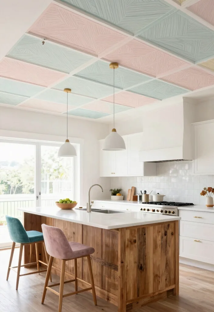17 Ceiling Panels Ideas With Texture & Depth - 4. Geometric Patterns 1