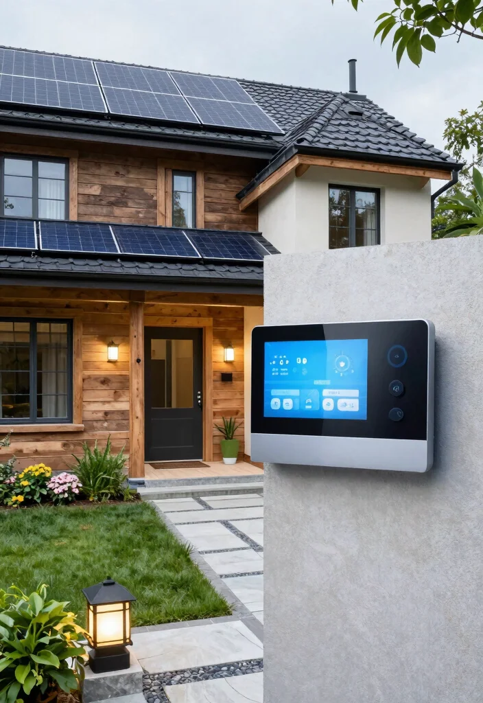 17 Contemporary Farmhouse Exterior Ideas With Modern Edge - 9. Smart Home Technology 1