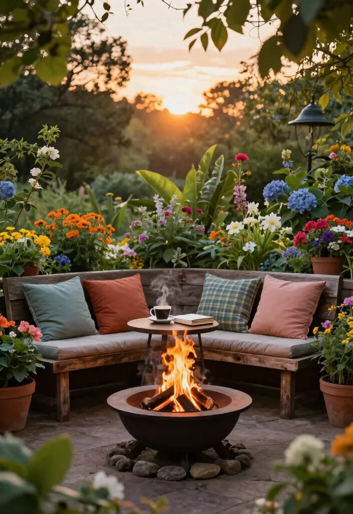 17 Cottage Landscaping Front Yard Ideas With Storybook Charm - 3. Cozy Sitting Areas 1