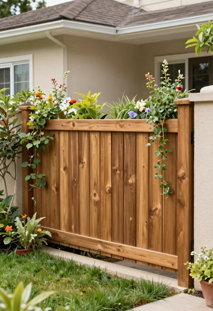 17 Landscaping Small Front Yard Ideas That Maximize Space - 13. Smart Use of Fencing: Functional Privacy 1