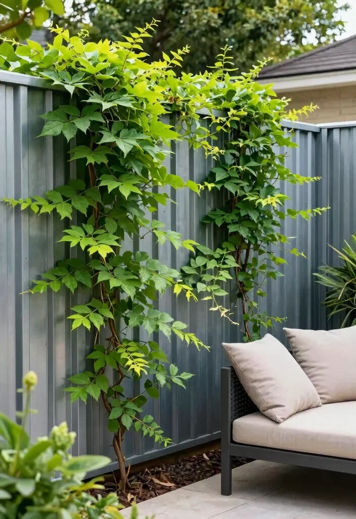 17 Metal Panel Fence Ideas With Contemporary Style - 8. Living Fences 1