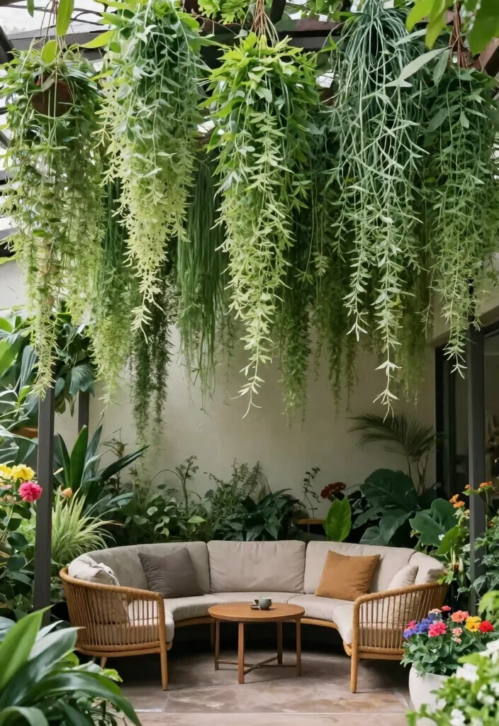 17 Temporary Privacy Fence Ideas That Look Stylish - 14. Greenery Curtains 1