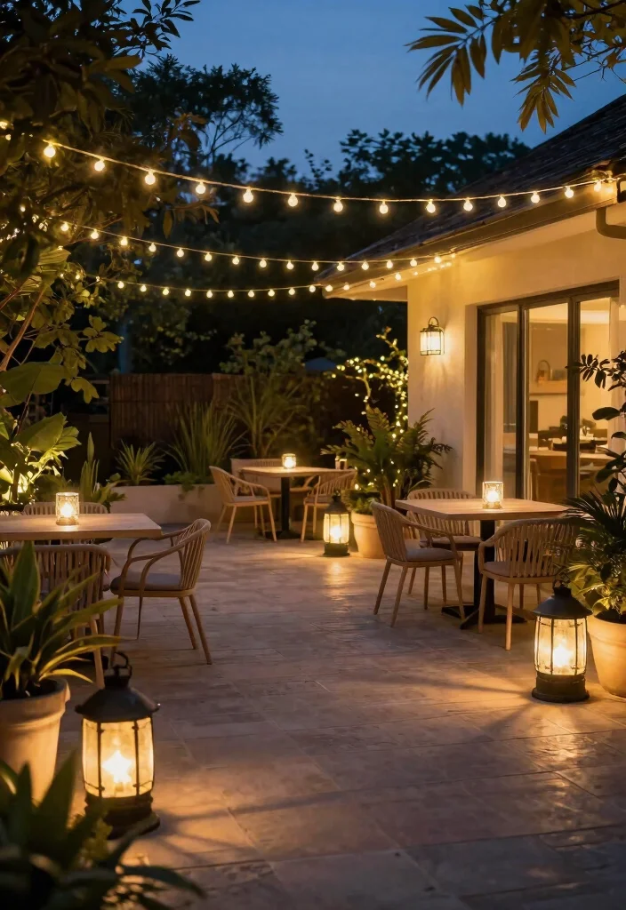 17 Terrace Interior Design Ideas With Modern Comfort 10 17 Terrace Interior Design Ideas With Modern Comfort - 10. Outdoor Lighting Ideas 1