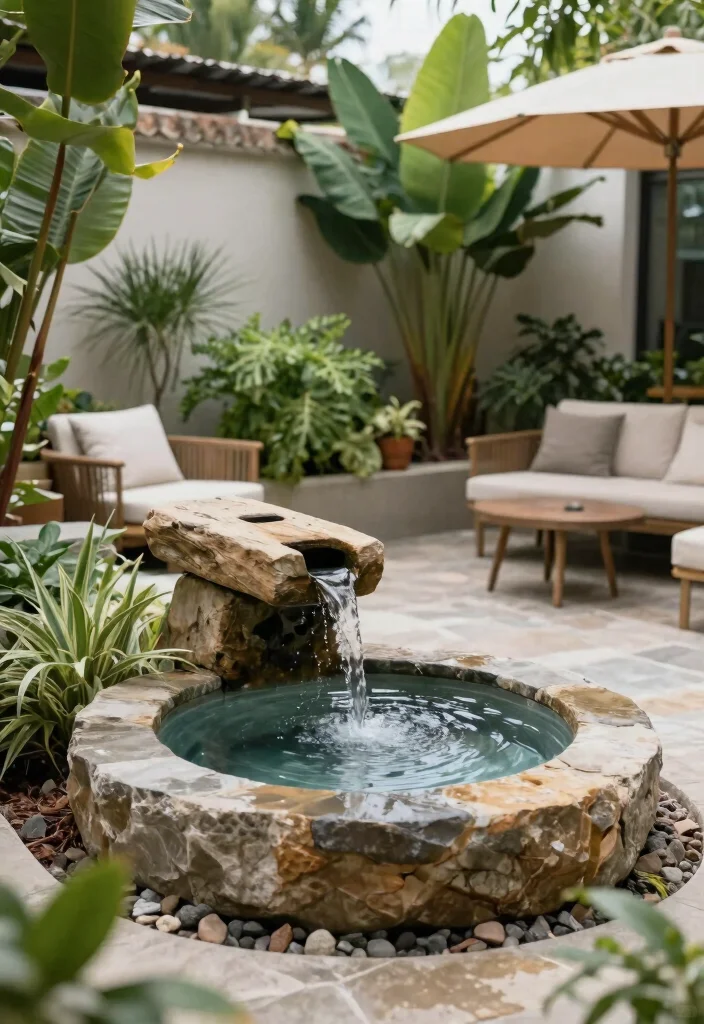 17 Terrace Interior Design Ideas With Modern Comfort 16 17 Terrace Interior Design Ideas With Modern Comfort - 16. Sustainable Water Features 1