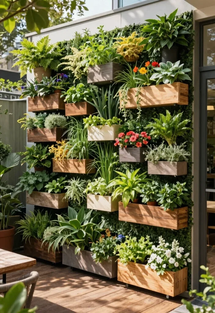 17 Terrace Interior Design Ideas With Modern Comfort 2 17 Terrace Interior Design Ideas With Modern Comfort - 2. Vertical Garden Wall 1