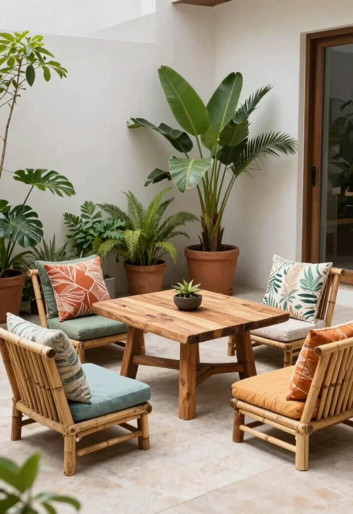 17 Terrace Interior Design Ideas With Modern Comfort 3 17 Terrace Interior Design Ideas With Modern Comfort - 3. Eco-Friendly Furniture 1