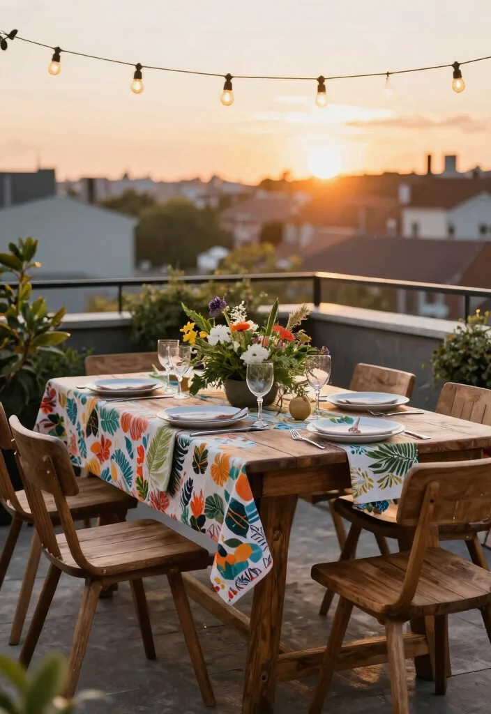 17 Terrace Interior Design Ideas With Modern Comfort 5 17 Terrace Interior Design Ideas With Modern Comfort - 5. Outdoor Dining Setup 1