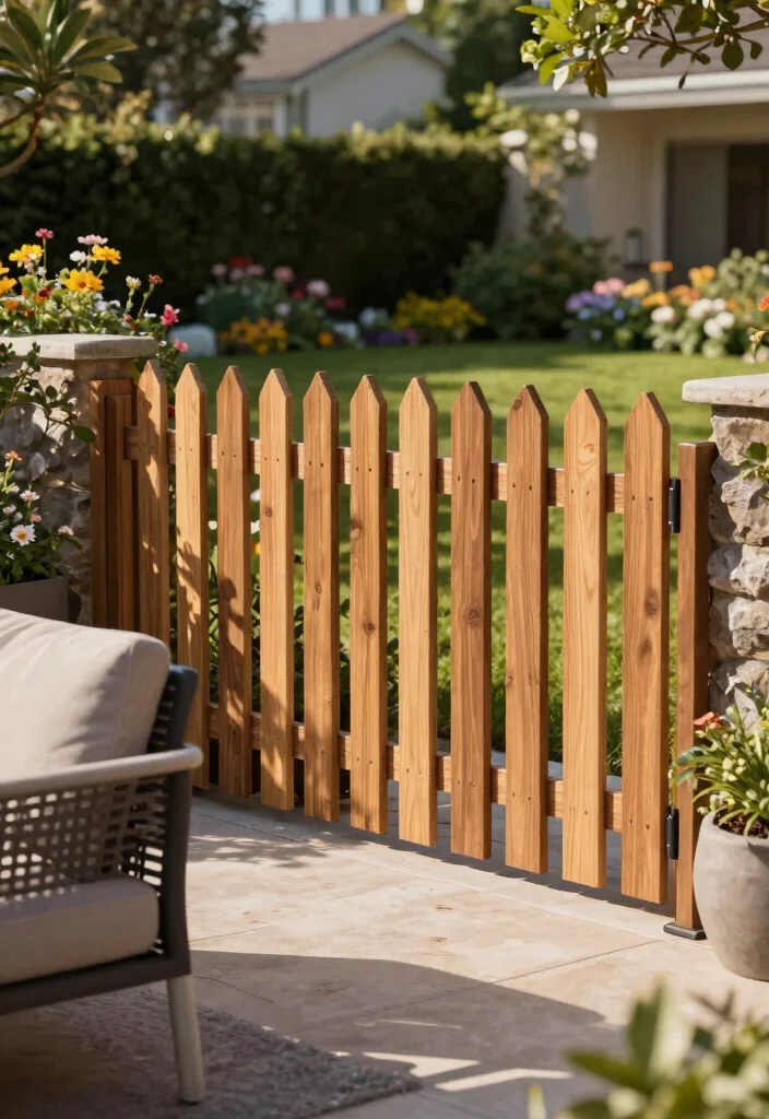 17 Wood Fence Styles Ideas That Elevate Any Yard - 13. Shadowbox Fence 1