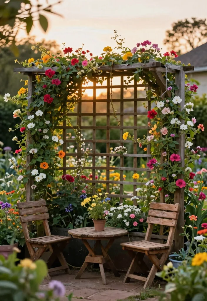 17 Wood Fence Styles Ideas That Elevate Any Yard - 14. Trellis Fence 1