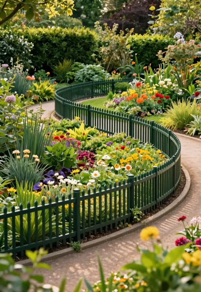 17 Wood Fence Styles Ideas That Elevate Any Yard - 16. Curved Fence Design 1