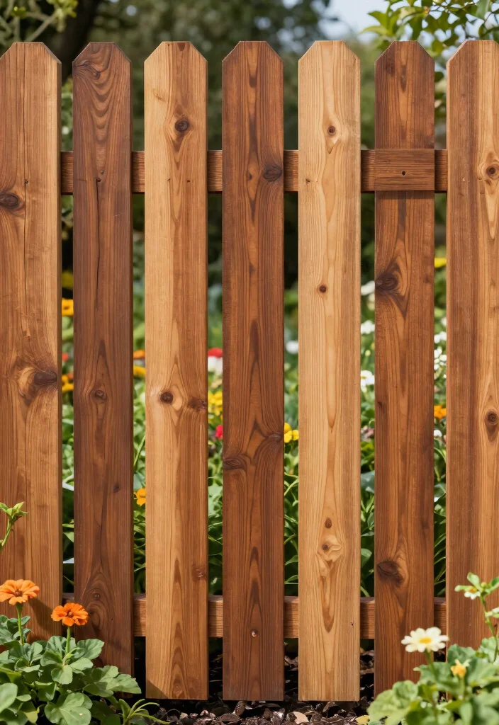 18 Cedar Fence Ideas With Classic Warm Tone - 10. Stain-Grade Cedar Fence 1