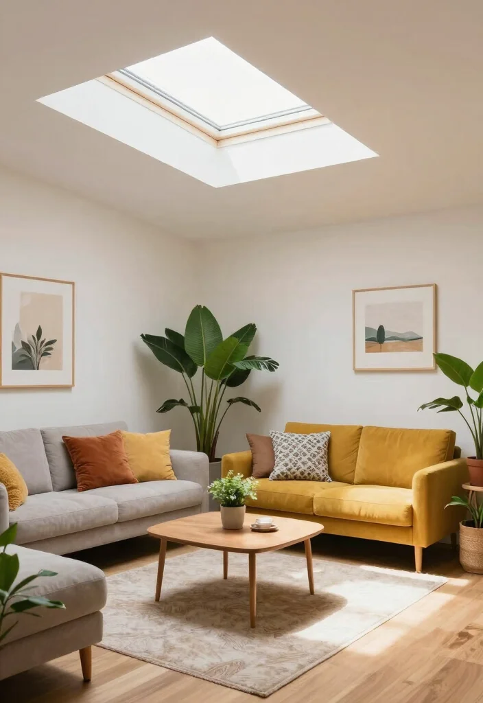 18 False Ceiling Ideas Living Rooms Will Love - 17. Skylight Ceilings 1