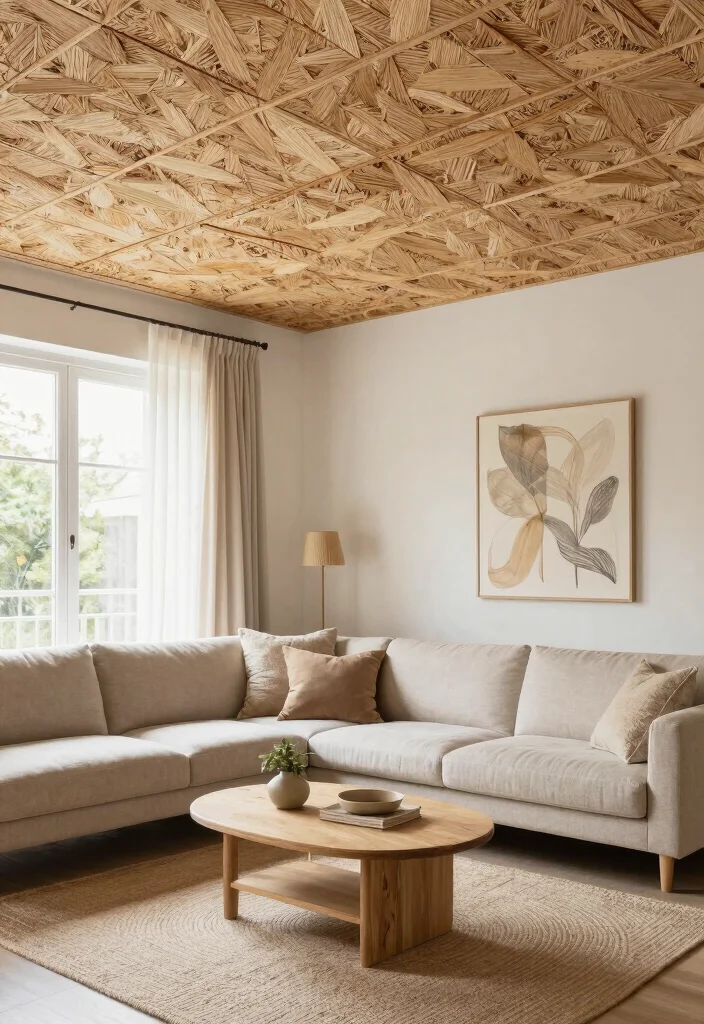 18 False Ceiling Ideas Living Rooms Will Love - 18. Eco-Friendly Ceilings 1