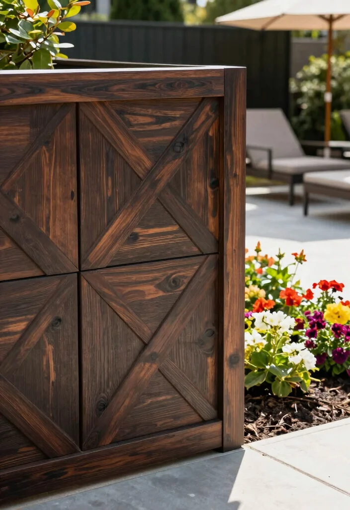 18 Fence Grill Design Modern Ideas With Bold Patterns - 1. Geometric Elegance 1